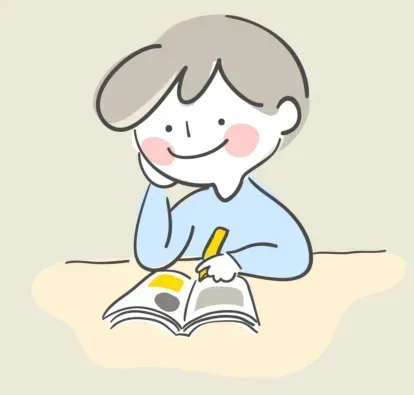 영어회화 표현을 학습하고 있는 학생