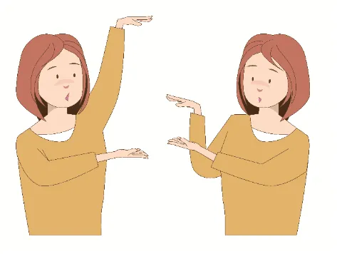 a little과 little의 차이를 표현하는 여성