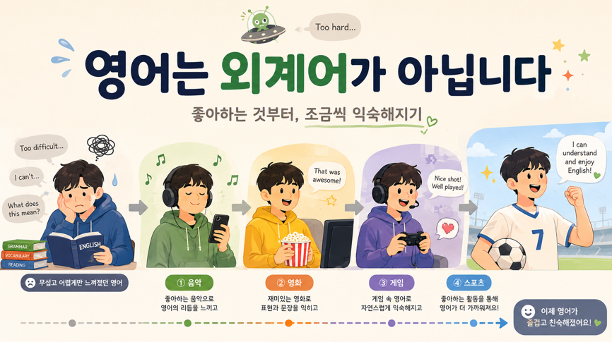 영어 공부법 : 영어와 친숙해지기