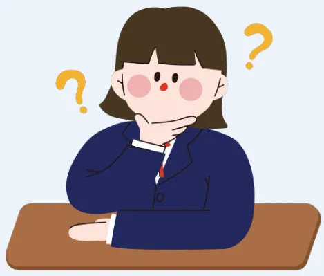 turn 뜻과 숙어를 공부하는 여학생