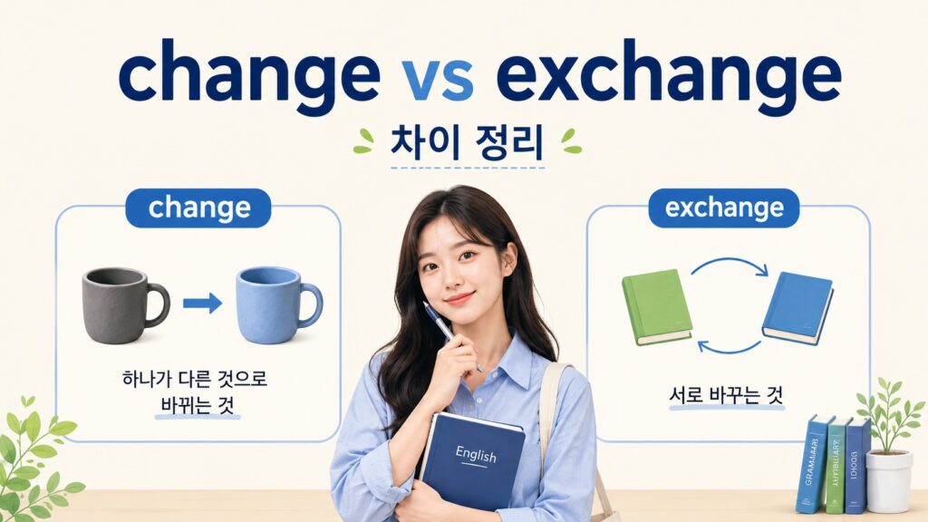 change와 exchange 차이 정리
