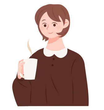 영어 문법을 공부하다가, 잠시 쉬고 있는 여성