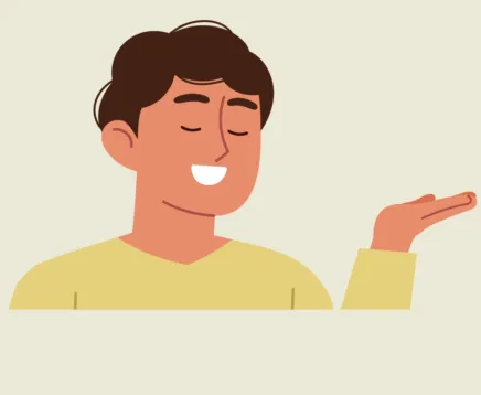영어 발음에 자신이 생긴 대학생 남성