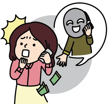 곤란에 처한 (in trouble) 여성
