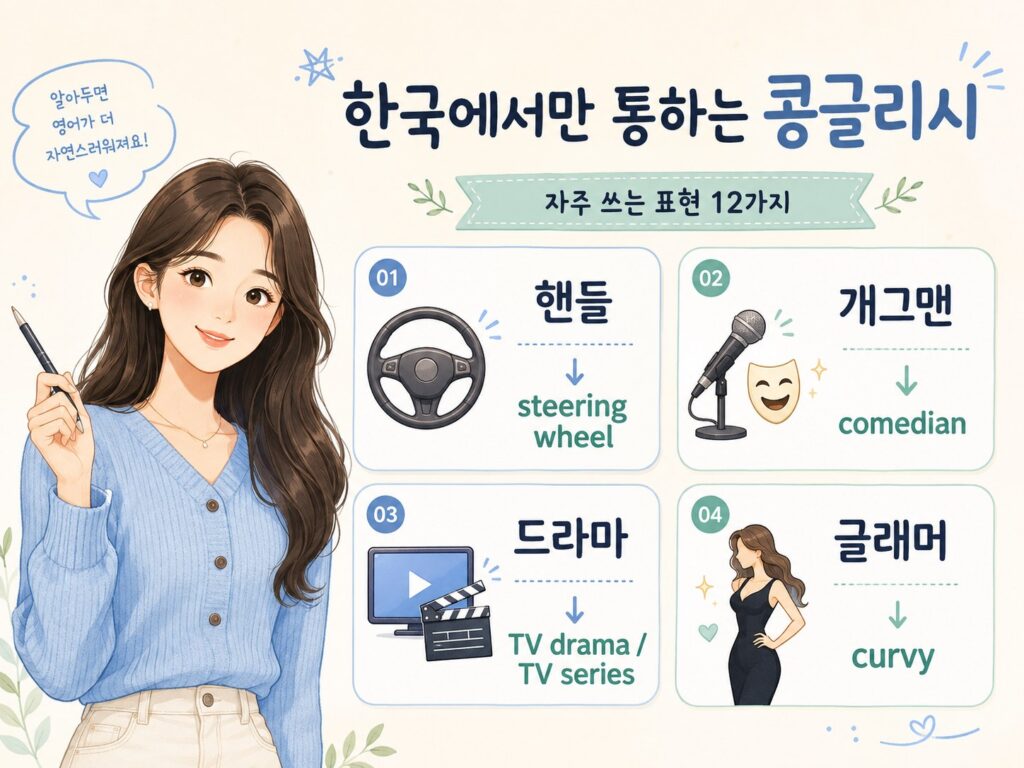 한국인만 알아듣는 콩글리시 표현